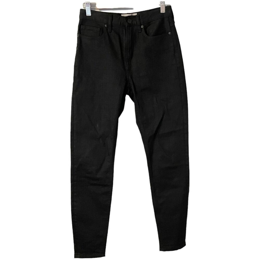 Everlane High-Rise Skinny Black Jeans size 25R